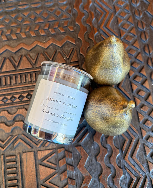 Natural Scented Candle - Amber