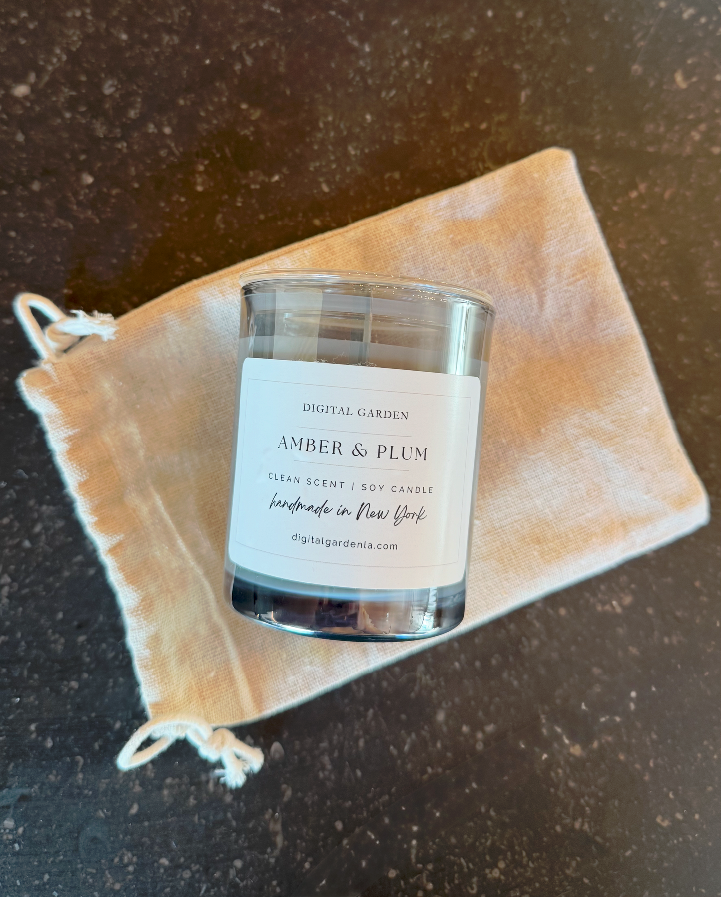 Natural Scented Candle - Amber